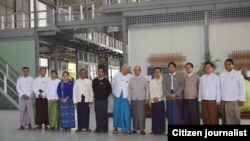 သမ္မတဦးသိန်းစိန်နဲ့ မြန်မာနိုင်ငံ စာနယ်ဇင်းကောင်စီ (ယာယီ) တွေ့ဆုံစဉ်။ (သြဂုတ်လ ၁၊ ၂၀၁၄)