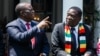 UMongameli Emmerson Mnangagwa lomsekeli wakhe uMnu. Constantino Chiwenga. NJIKIZANA / AFP.