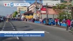VOA60 World - Sri Lankans stand in line for fuel and cooking gas amid shortages