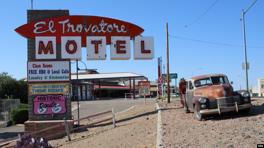 A motel is an inexpensive hotel that people usually stay in when traveling long distances by car.