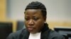 Chief Prosecutor Fatou Bensouda of the International Criminal Court (ICC) sits in the ICC courtroom in the Hague, July 10, 2012. 