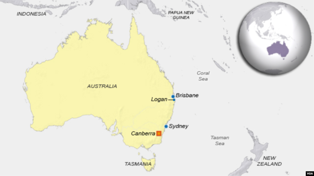 Sydney, Brisbane and Logan, Australia
