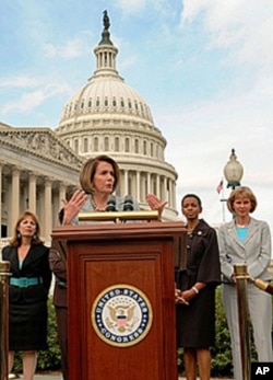 Press conference on health care reform outside the US Capitol