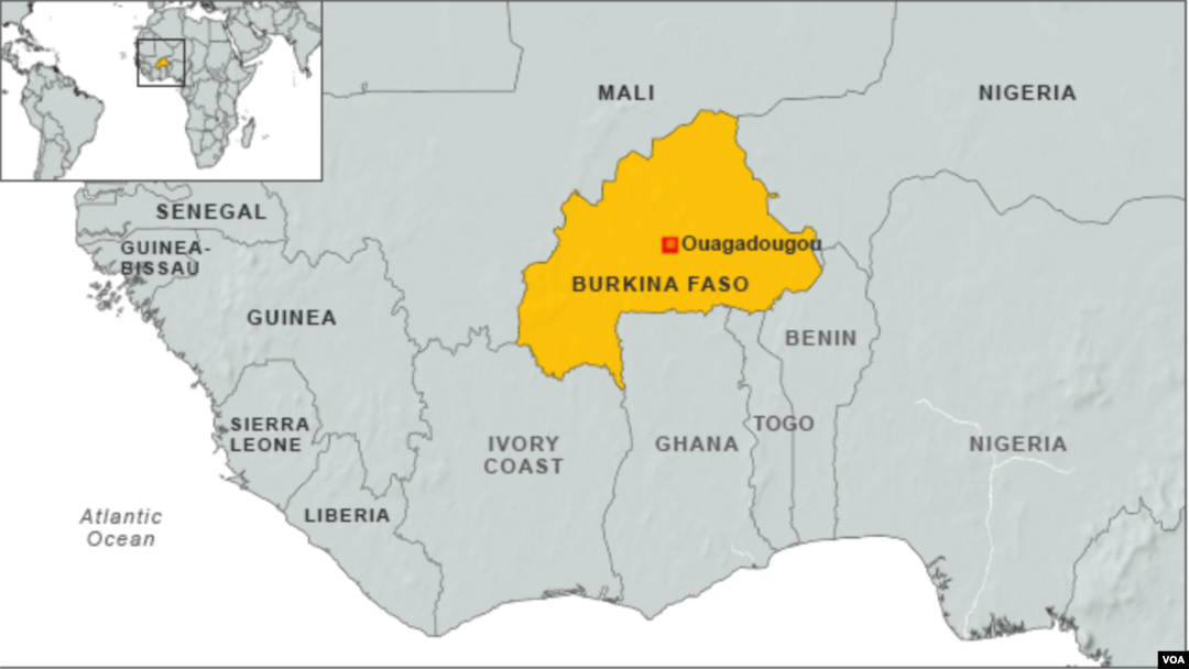 Map of Burkina Faso