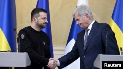 Ukraine President Zelenskiy visits Finland