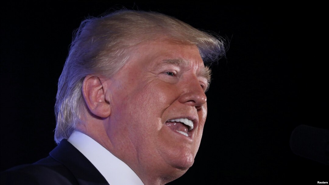 U.S. President Donald Trump addresses Turning Point USA's Teen Student Action Summit in Washington, July 23, 2019.