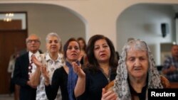 Mesîhîyên Îraqî di merasîmekê de ne