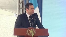 Jimmy Morales rinde su último informe como presidente