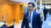 FILE - Bank of Thailand Governor Sethaput Suthiwartnarueput arrives for the International Monetary and Financial Committee plenary during the International Monetary Fund/World Bank Annual Meetings in Washington on October 25, 2024.