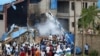 Scene outside outside a church following a blast in Kaduna, Nigeria, June 17, 2012