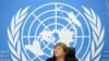 FILE - U.N. High Commissioner for Human Rights Michelle Bachelet attends a news conference at the European headquarters of the United Nations in Geneva, Switzerland, Dec. 9, 2020.