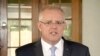 FILE - In this image made from video, Australia's Prime Minister Scott Morrison talks to media on May 17, 2019, in Cairns, Australia. 