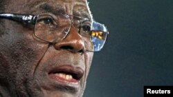 Equatorial Guinea's President Teodoro Obiang Nguema Mbasogo in Bata, January 21, 2012. 