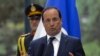 French President Francois Hollande speaks during a news conference in Kabul, May 25, 2012 (Reuters).