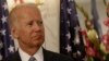 U.S. Vice President Joe Biden looks on during a news conference in Riga castle, Latvia, Aug. 23, 2016. 