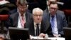 FILE - Russia's Ambassador to the U.N. Vitaly Churkin addresses a Security Council meeting at the United Nations, Feb. 2, 2017. 