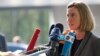 FILE - European Union High Representative Federica Mogherini in Luxembourg, April 3, 2017.