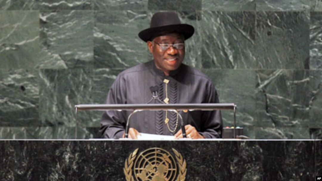 President of Nigeria, Goodluck Jonathan, June 8, 2011