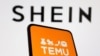 FILE - Shein and Temu logos are seen in this illustration taken August 22, 2024. 