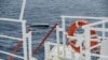 FILE - A rubber boat is seen after it capsized with dozens migrants on board, during a search and rescue operation in the Mediterranean Sea off the Libyan coast, April 22, 2021. (Flavio Gasperini/SOS Mediterranee/Handout via Reuters) 