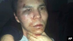 Reina club attacker after being caught by Turkish police in Istanbul, Jan. 16, 2017.