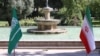 FILE - A view of the flags of Iran and Saudi Arabia in Tehran, Iran, June 17, 2023. The chief of staff of Saudi Arabia's armed forces, Fayyad al-Ruwaili, visited Tehran, Nov. 10, 2024, to meet with his Iranian counterpart and discuss defense ties, state media reported.