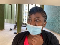 Joana Mamombe, a member of parliament representing Zimbabwe's main opposition party, the Movement for Democratic Change Alliance, is seen in Harare, March 6, 2021. (Columbus Mavhunga/VOA)