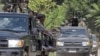 Government soldiers heading to strike rebel-held positions near Rutshuru, DRC, May 20, 2012.