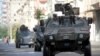 FILE - Members of Turkish police special forces take part in a security operation in Diyarbakir, Turkey, Oct. 26, 2015.