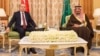 Turkish President Recep Tayyip Erdogan (L) and Saudi King Salman bin Abdul Aziz Al Saud pose for a photo during their meeting in Riyadh, Saudi Arabia, in this picture released, Dec. 29, 2015 by the office of the Saudi Press Agency.