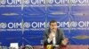 El jefe de la misión de para Guatemala, El Salvador y Honduras, Jorge Peraza, ofrece pormenores de cómo la OIM acompaña al acuerdo migratorio Guatemala-EE.UU. Eugenia S./VOA .