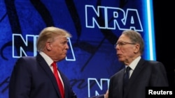 National Rifle Association (NRA) annual convention in Houston