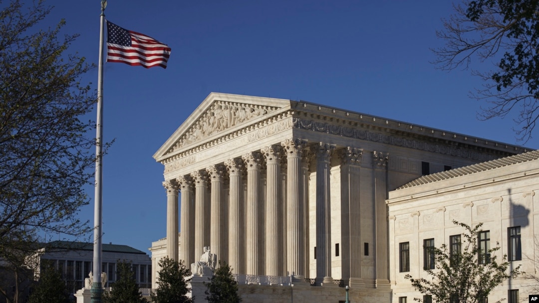 FILE - The Supreme Court building is seen in Washington, D.C, April 4, 2017. In an era of deep partisan division, the court could soon decide whether the drawing of electoral districts can be too political.