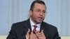 Egypt's new Prime minister, Hisham Qandil, speaks during his first news conference in Cairo, August 2, 2012. 
