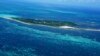 FILE - An aerial view of the outlying Atoll National Park of the Dongsha Islands, 150 miles (236 kilometers) southwest of the southern Taiwanese port of Kaohsiung, Taiwan, Sept. 15, 2010. 