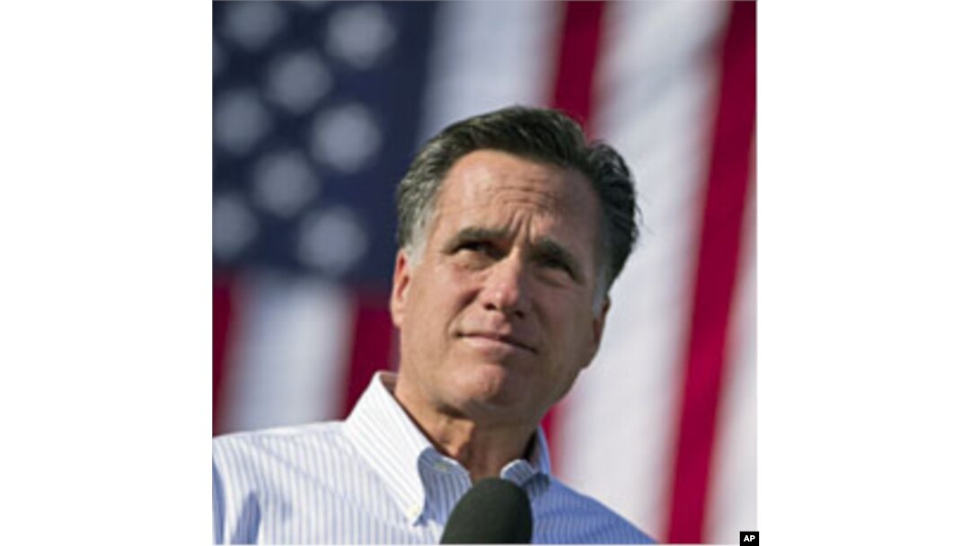 Republican presidential candidate, former Massachusetts Gov. Mitt Romney speaks during a campaign stop at William Jewell College, Liberty, Missouri, March 13, 2012