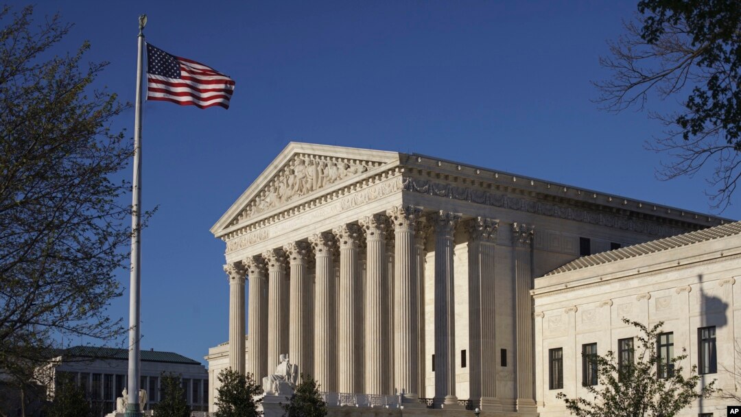 FILE - The U.S. Supreme Court building is seen in Washington, April 4, 2017.
