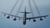 FILE - This Air Force photo shows a B-52H Stratofortress, May 21, 2019. Two of these bombers have flown over a swath of the Middle East, sending what U.S. officials say is a message of deterrence to Iran.