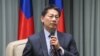 台湾外交部发言人李宪章（美国之音张永泰拍摄）