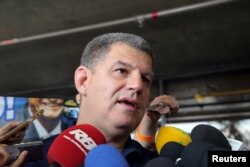 FILE - Gustavo Bebianno in Sao Paulo, Brazil, Sept. 29, 2018.