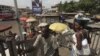 A poster of the opposition New Patriotic Party (NPP) presidential candidate Nana Addo Danquah Akufo Addo is pictured on a street in Accra, December 2, 2012. 