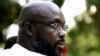 George Weah in Monrovia, November 2011 file photo. 