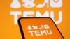 资料照：中国电商Temu的标识.