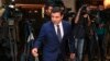 FILE - Selahattin Demirtas, co-leader of the pro-Kurdish Peace and Democracy Party, arrives for a meeting with representatives of minorities living in Turkey at a hotel in central Istanbul ahead of elections, Oct. 28, 2015.