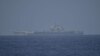 Chinese aircraft carrier Shandong sails in Pacific Ocean waters, south of Okinawa prefecture, Japan