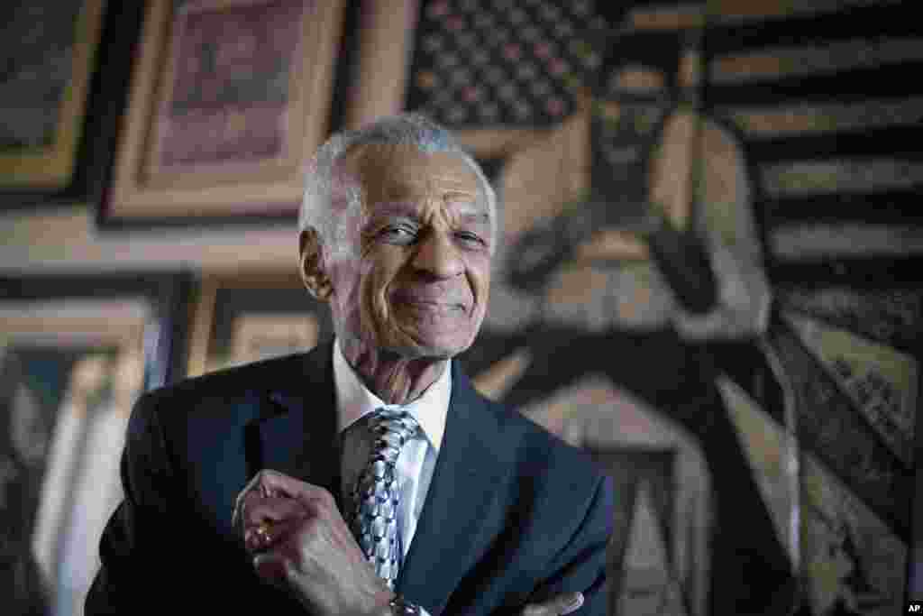 Civil rights activist C.T. Vivian, pictured in 2012.