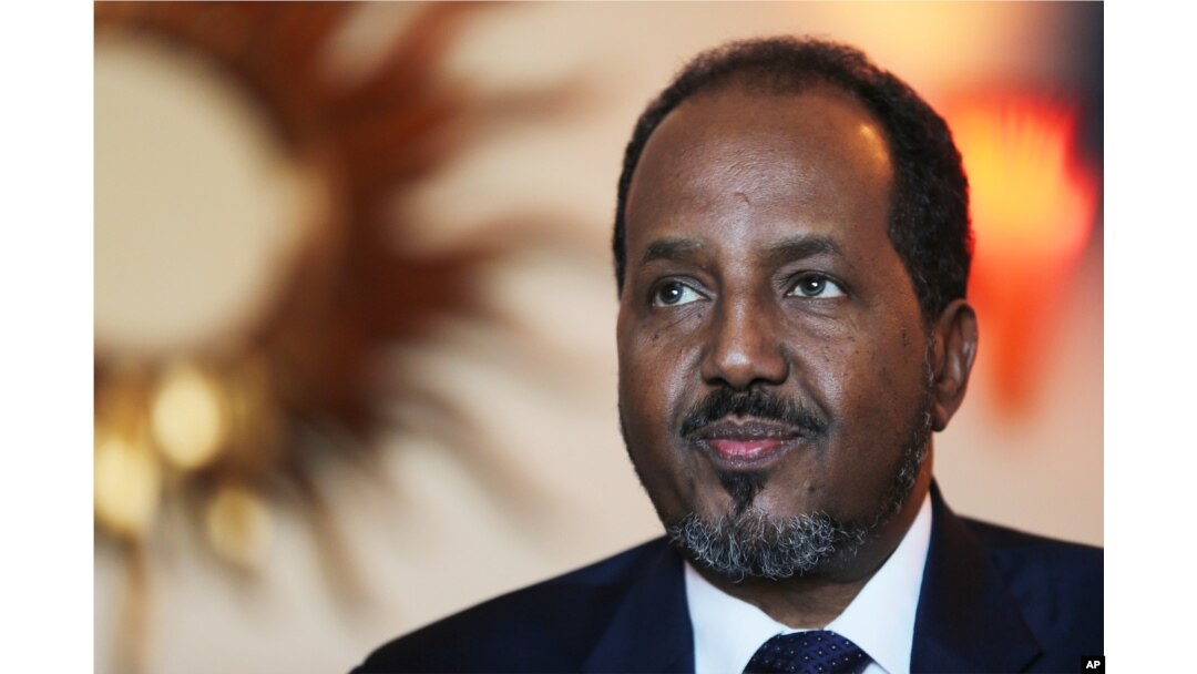 FILE - Somali President Hassan Sheikh Mohamud.