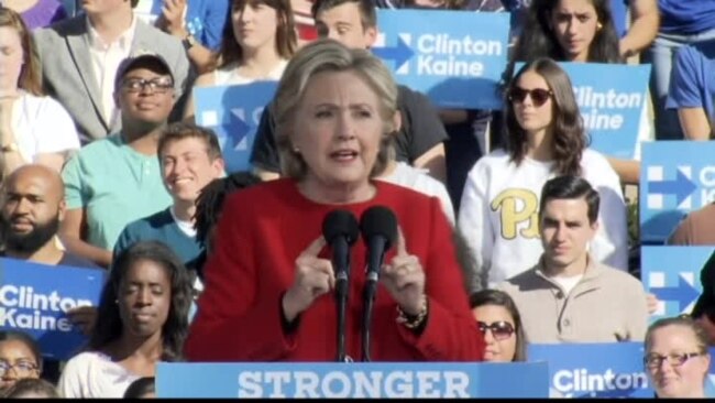 Clinton Says Choice in This Election 'Could Not Be Clearer'