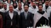 Iraq's newly elected for a second term as speaker of Parliament Mohammed al-Halbousi attends the parliament headquarters in Baghdad