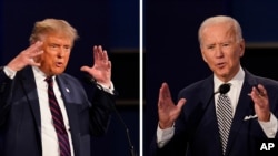 UMongameli Donald Trump loMnu. Joe Biden
